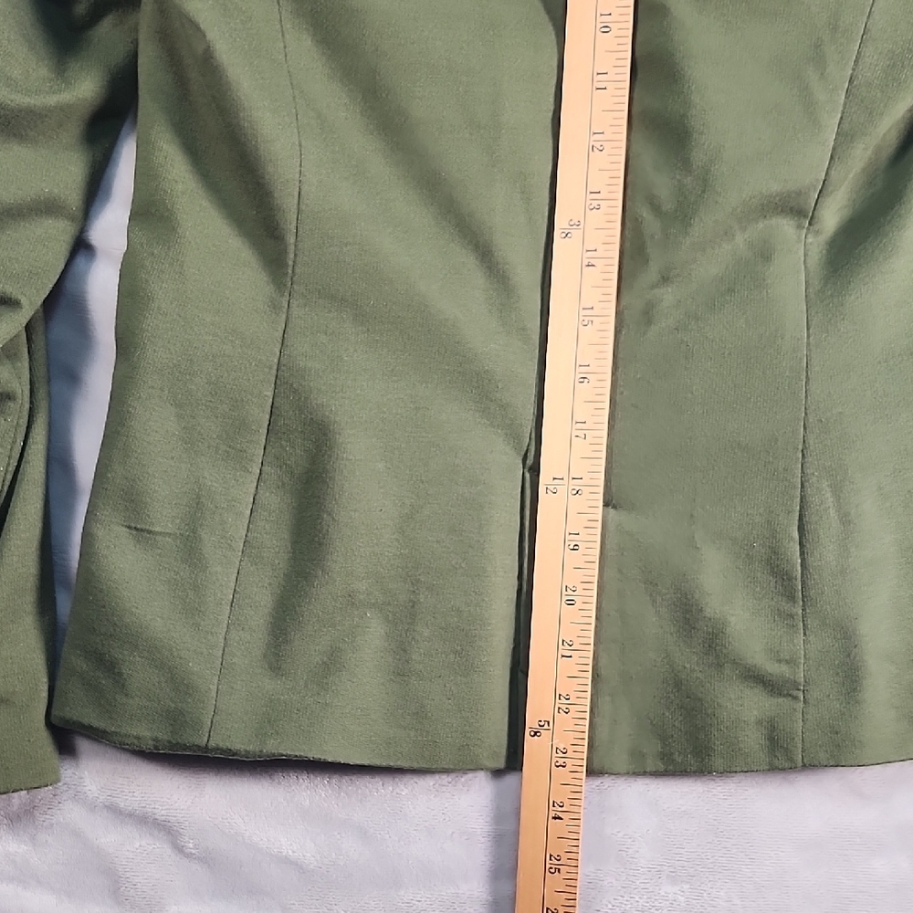 UK2LA Green Tailored Blazer with Notched Lapels - Picture 8 of 10